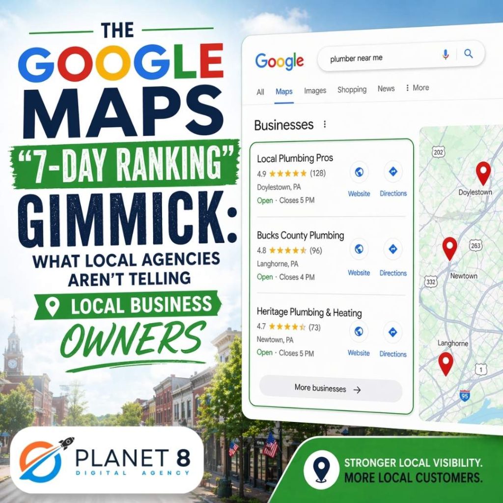 7 Day Google Maps Ranking Plan - Planet 8 Digital